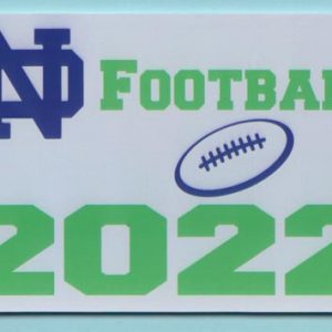 Notre Dame 2022 football luggage tag w/Strap-0