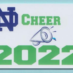 Notre Dame 2022 cheer luggage tag w/Strap-0