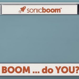 Sonic Boom - license plate frame-0