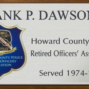 Howard County Police Retired - tag-0