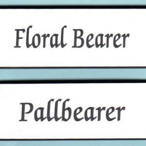 Paye Funeral Home - 1 Line Magnet (white)-0