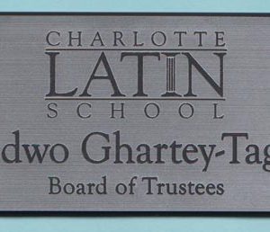 Charlotte Latin School - Engraved (Black Text & Logo)-0