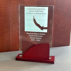Keystone Science - Acrylic Award