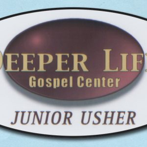 Deeper Life Gospel Center - oval (for ushers & junior ushers)-0