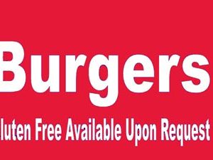Boondocks Buffet Magnets - Gluten Free Available Upon Request - Red, Landscape Layout-0