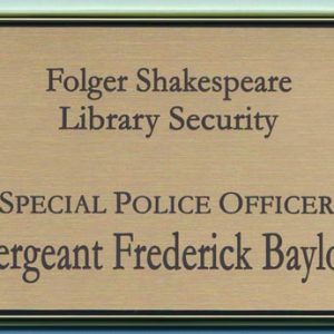 Folger Shakespeare Library Security-0