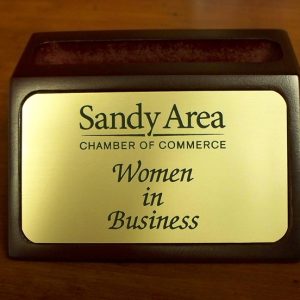 Sandy Area Chamber of Commerce - Women in Business card holders-0