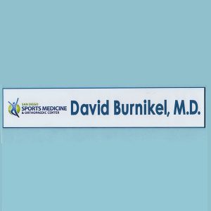 San Diego Sports Medicine - desk plate-0