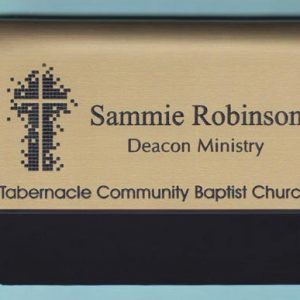 Tabernacle Community Baptist Church - pocket, gold-0