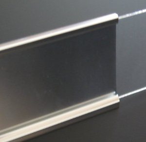 blank clear plastic name plates 1/16" thick