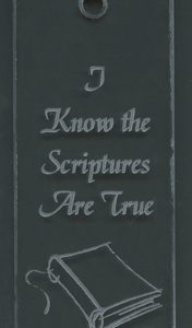 I Know The Scriptures Are True - Key Ring-0