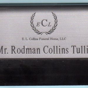 E. L. Collins Funeral Home LLC - Pocket Tag-0