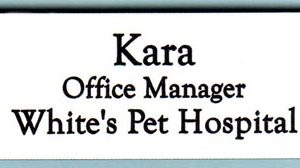 White's Pet Hospital - 1 x 3 (3 Lines)-0