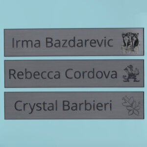 Alphagraphics WV - Name Plate with 3 types of logo