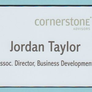 Cornerstone Advisors - Name Tag-0