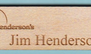 Henderson's Tree Garden - Name Tag-0