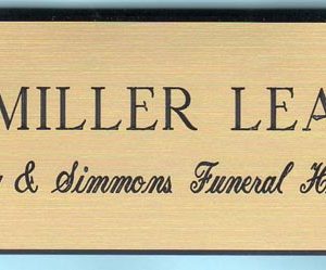 Lea & Simmons - Name Tag-0