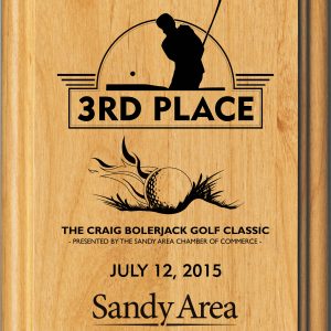 Sandy Area Chamber of Commerce - Golf Tournament Plaques-0
