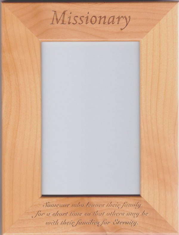 Missionary Exchanges - Missionary Picture Frame - 4” x 6” photo-0