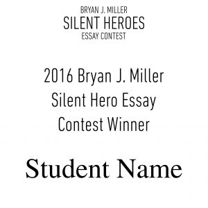 Sandy Chamber of Commerce - Silent Hero Contest Winner Glass Award (Student)-0