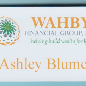 Wahby Financial Group - Name Tag-0