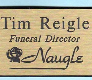 Jeffrey A. Naugle Funeral & Cremation Service - Name Tag-0