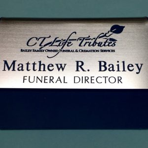 B.C. Bailey Funeral Home - CT Life Tributes - Pocket Tag-0