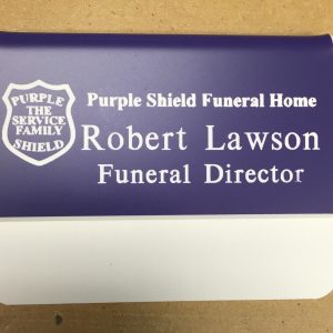 Monogramming Unlimited - Purple Shield Funeral Home-0