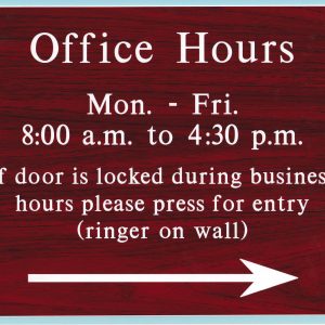 Farmers Insurance - Office Hours Sign-0