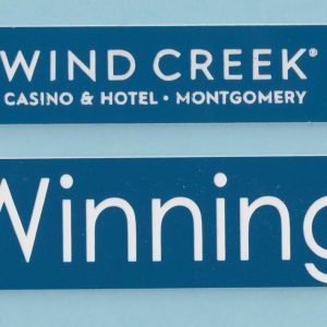 NAI Print Solutions LLC - Wind Creek Licence Plate -0