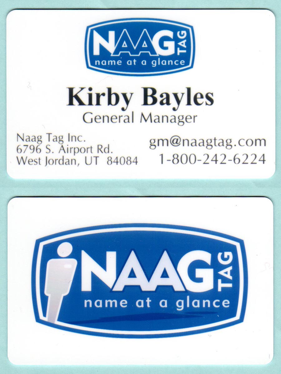 Naag Tag Business Card 2-0