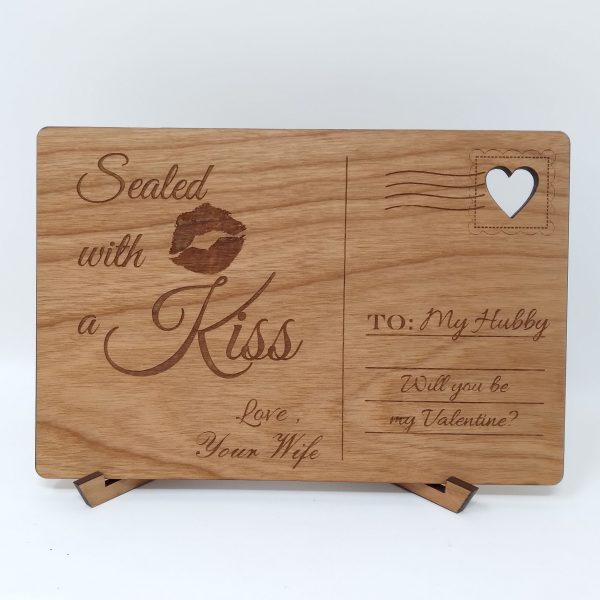Personalized Wooden Postcards for Birthdays, Holidays, and Annviersaries-15025