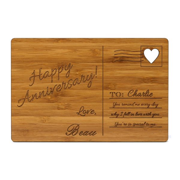 Personalized Wooden Postcards for Birthdays, Holidays, and Annviersaries-13286