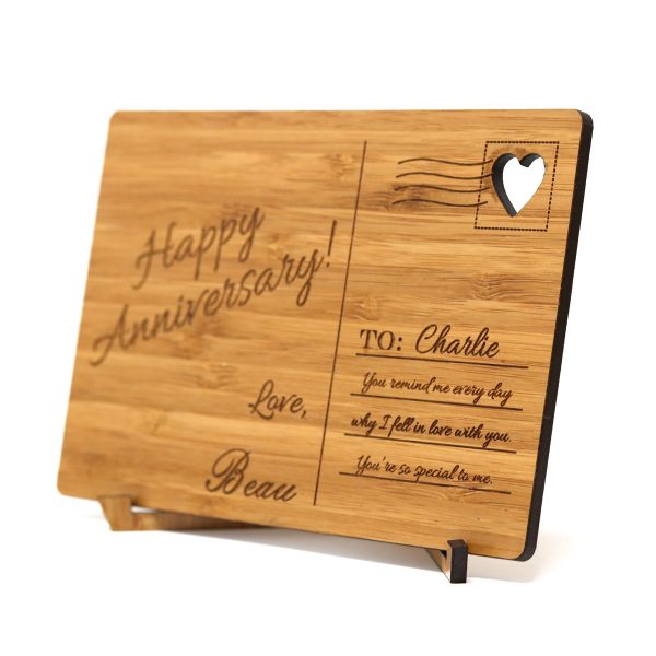 Personalized Wooden Postcards for Birthdays, Holidays, and Annviersaries-13284