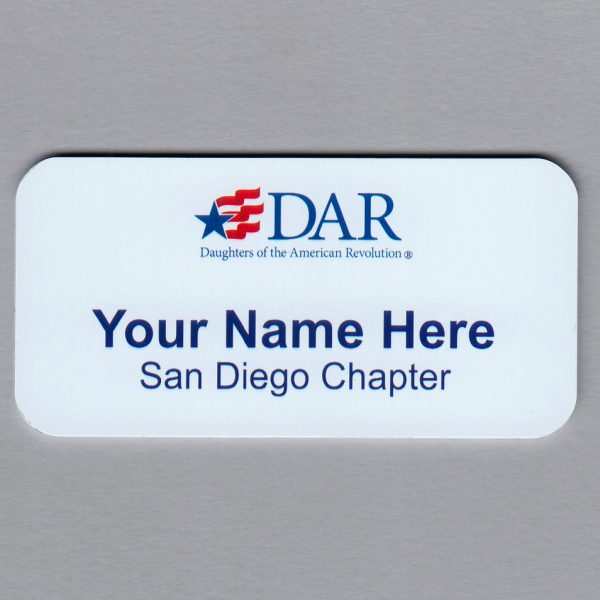 Daughters of the American Revolution (DAR) 2019 with Chapter Name-0