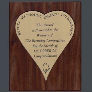 Bethel Methodist Church - Heart Plaque-0