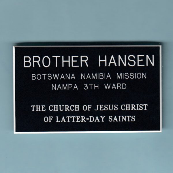 Nampa 30th Ward - Missionary Tag-0
