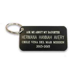 Missionary Exchanges - Ask Me About My Daughter - Missionary Key Rings-0