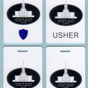 Jordan River Temple Lanyard Tags-0