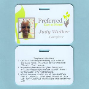Preferred Care at Home 2 Sided ID Badge-0