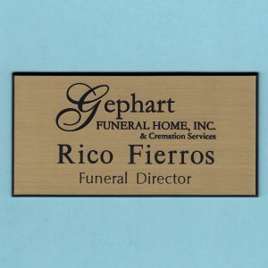 Gephart Funeral Home - Name Tag-0