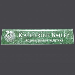 Vermont Commons School - Tent Shaped Name Plates-0
