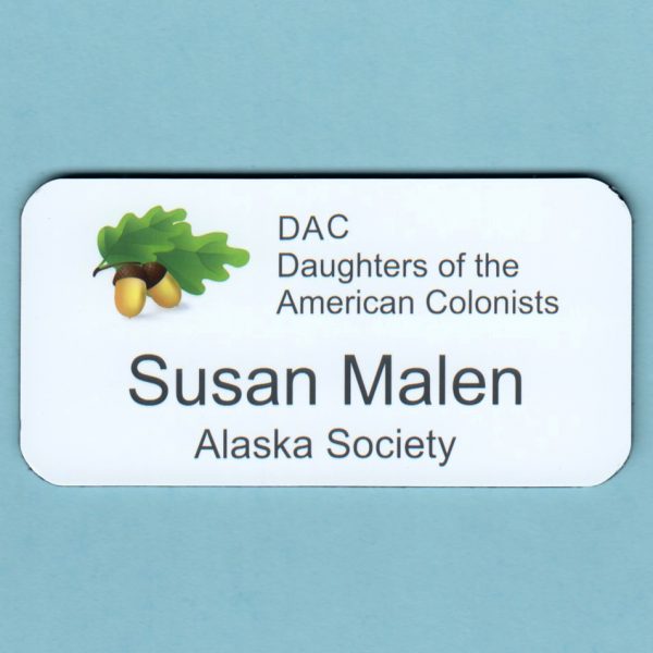 Daughters of the American Colonists (DAC) 2018 with Chapter Name & Title-0