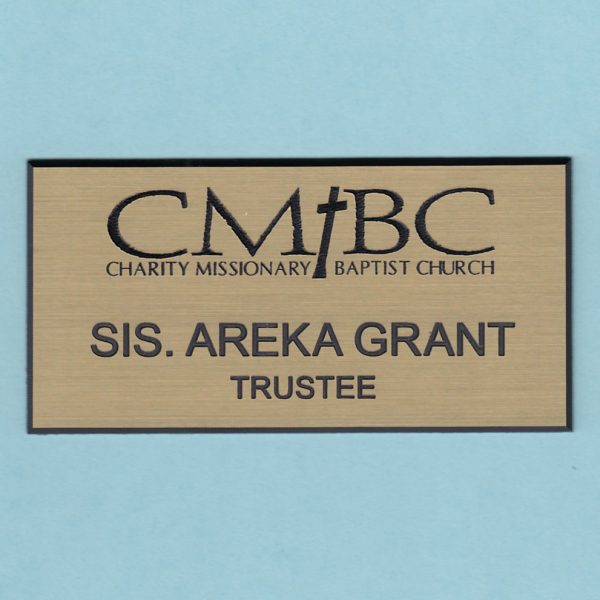 Charity Missionary Baptist Church (CMBC) - Name Tag-0