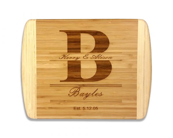 Personalized Holiday Gift Bundle - Pyrex Casserole Dish, Cutting Board, Bamboo Spoon-12923