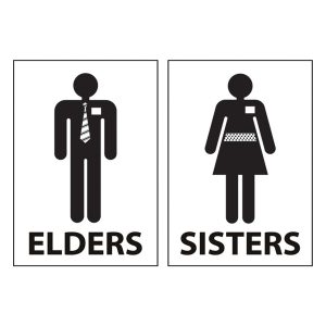 LDS Missionary Creative Restroom Signs-0