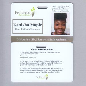 Preferred Care at Home - ID Badge 2019-0