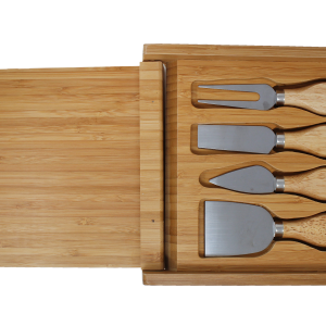 Custom Cheese Cutter in Box with 4 Utensils-0