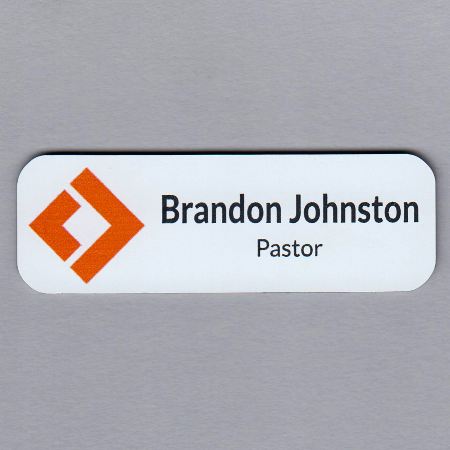 Coram Deo Church - 1x3 Printed Logo Engraved Text-0
