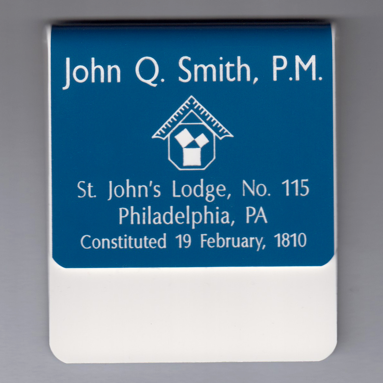 St. John's Lodge, No. 115 -Past Masters-0